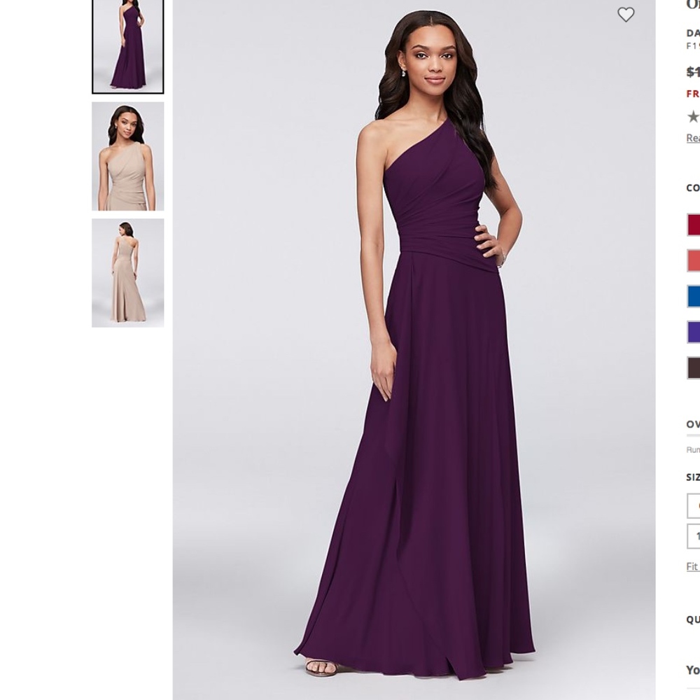 New Plum Formal Gown